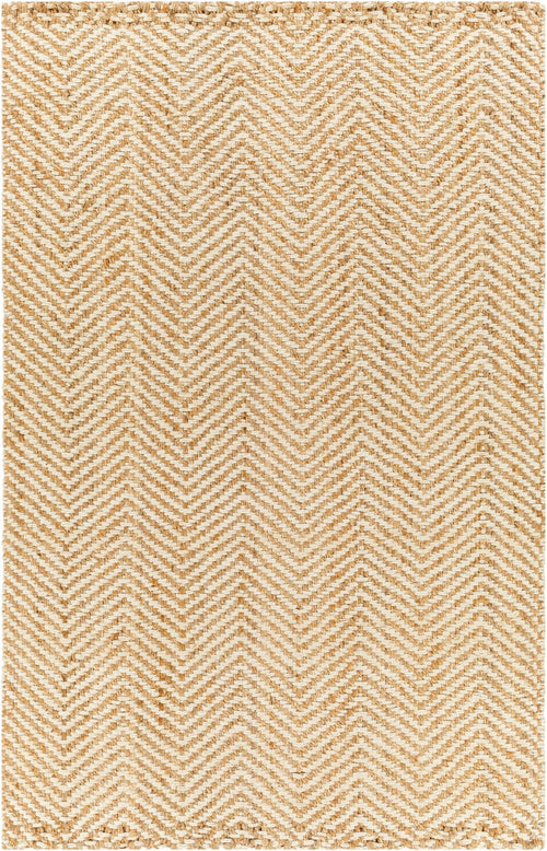 Hand-woven jute area rug from Boutique Rugs' Aren collection, 2x3 feet rectangle, exclusive edition with natural textured fibers.