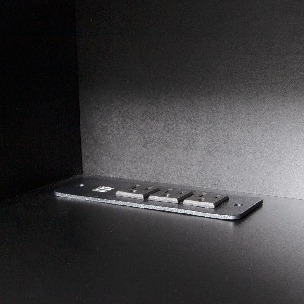 Floating Wall Mounted TV Stand With 16 Color LEDs Black