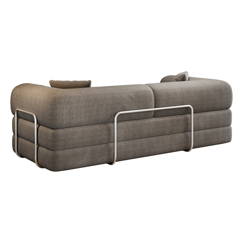 Anthony & Home Modular Sofa Bed from the Atelier Collection, featuring a contemporary design with plush cushions and fold-out bed function.