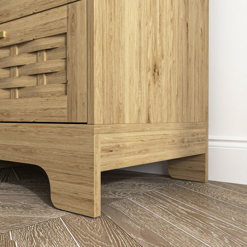 Wooden Six Drawer Vanity Bedroom Dresser With Storage