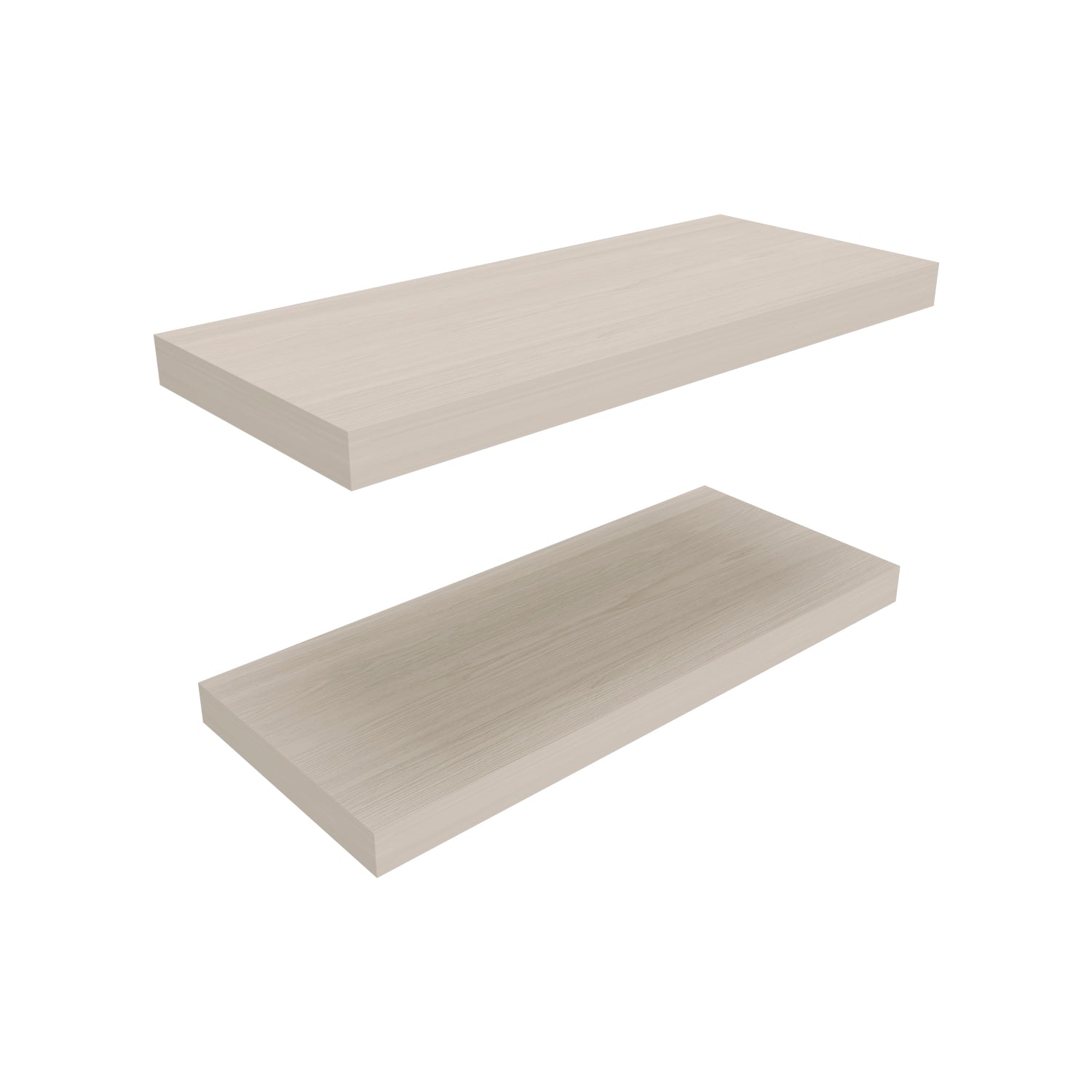 Anthony & Home Ecco 31.5-inch wide floating shelves set of 2 for wall decor, bathroom storage, and bedroom or living room organization
