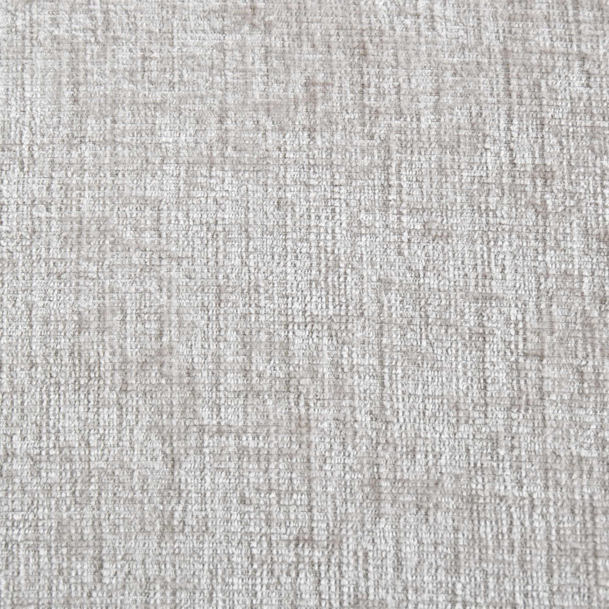 Beige chenille dining chairs with gold plated legs from Anthony & Home, showcasing plush upholstery and stylish design.