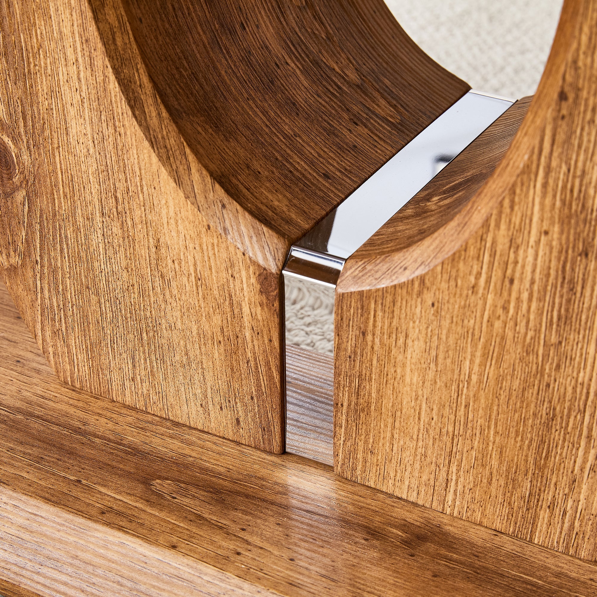 Rectangular coffee table with wood finish MDF surface from Anthony & Home, limited edition furniture piece.