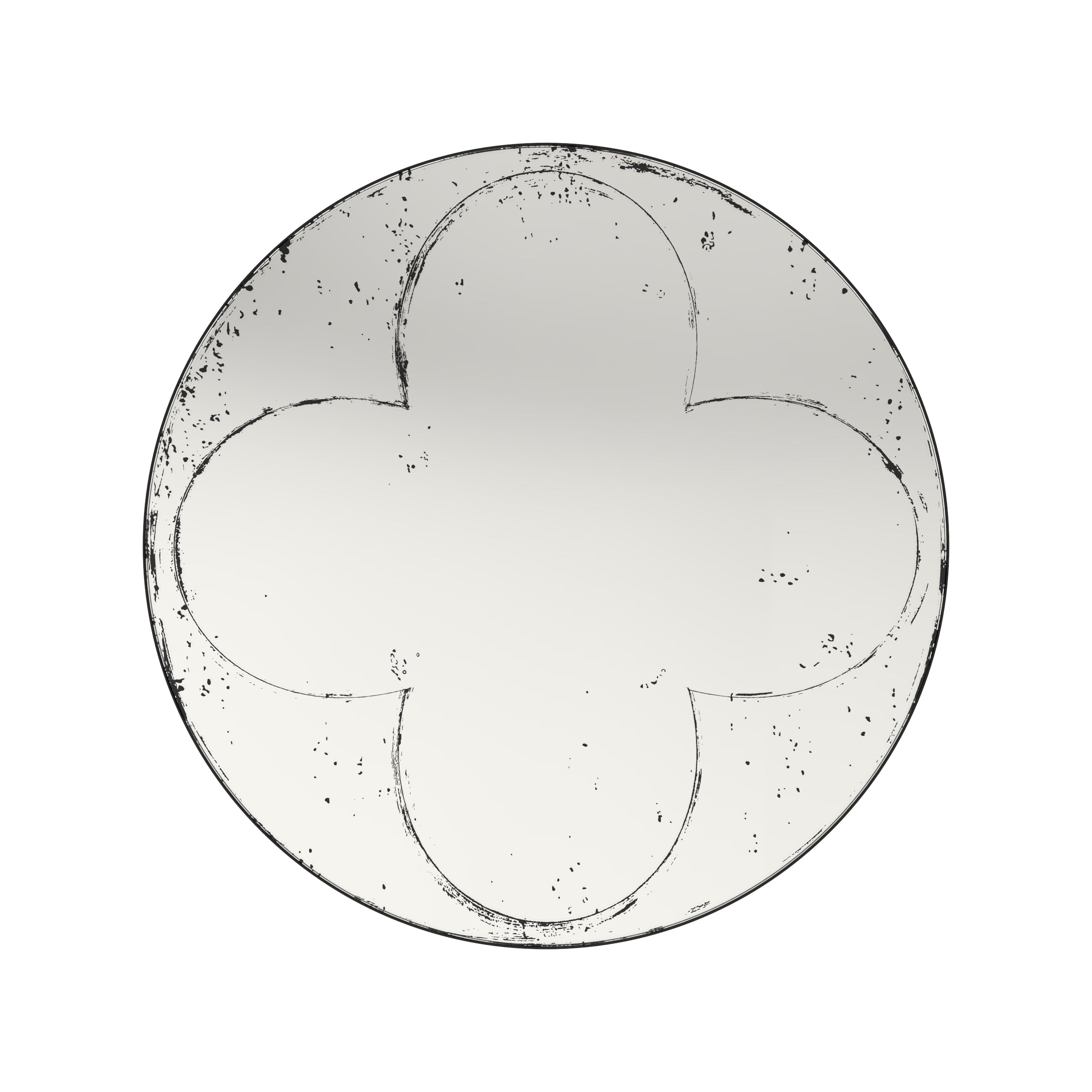 Brushed brass round wall mirror by Anthony & Home, modern design with sleek frame, suitable for contemporary interior decor.