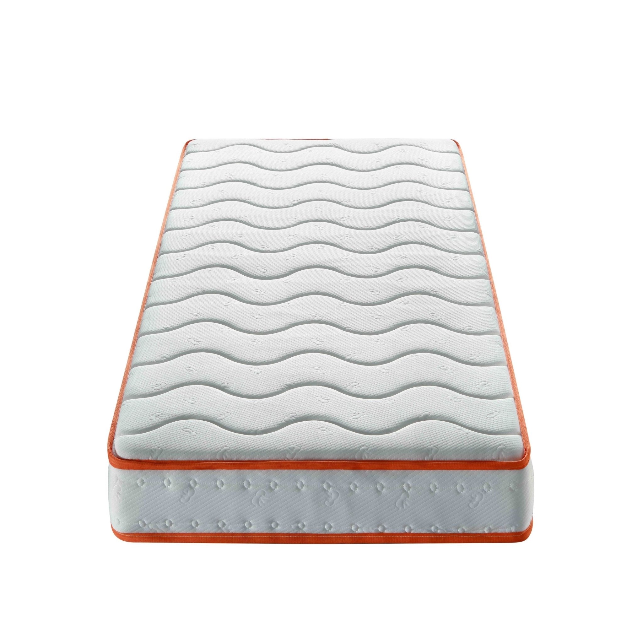 Anthony & Home Atelier Twin Hybrid Mattress with 6-inch pocket spring support and plush top for comfortable sleep.