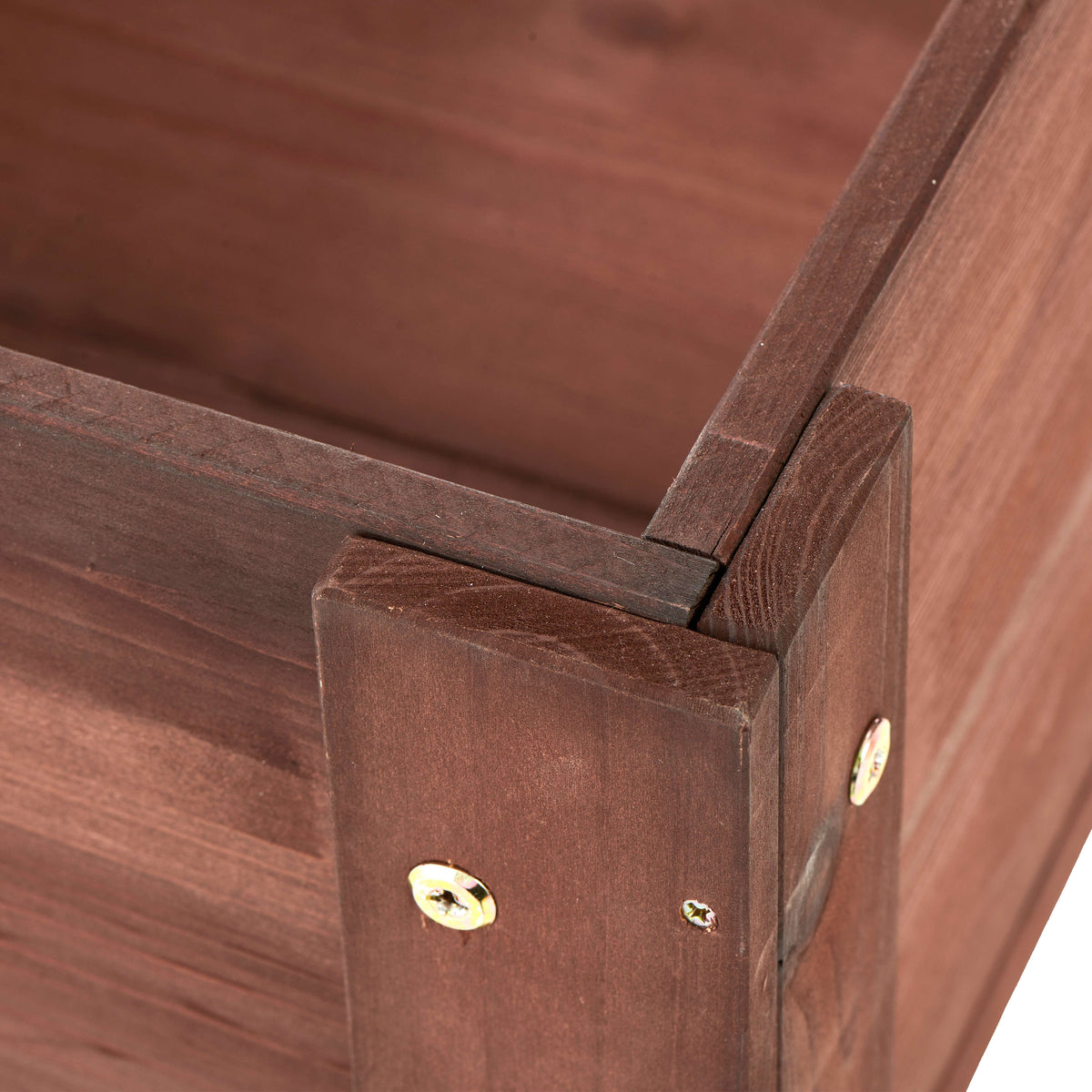 Heritage Collection solid wood raised garden bed with legs, 31x16x31 inches, in brown finish, by Anthony & Home.