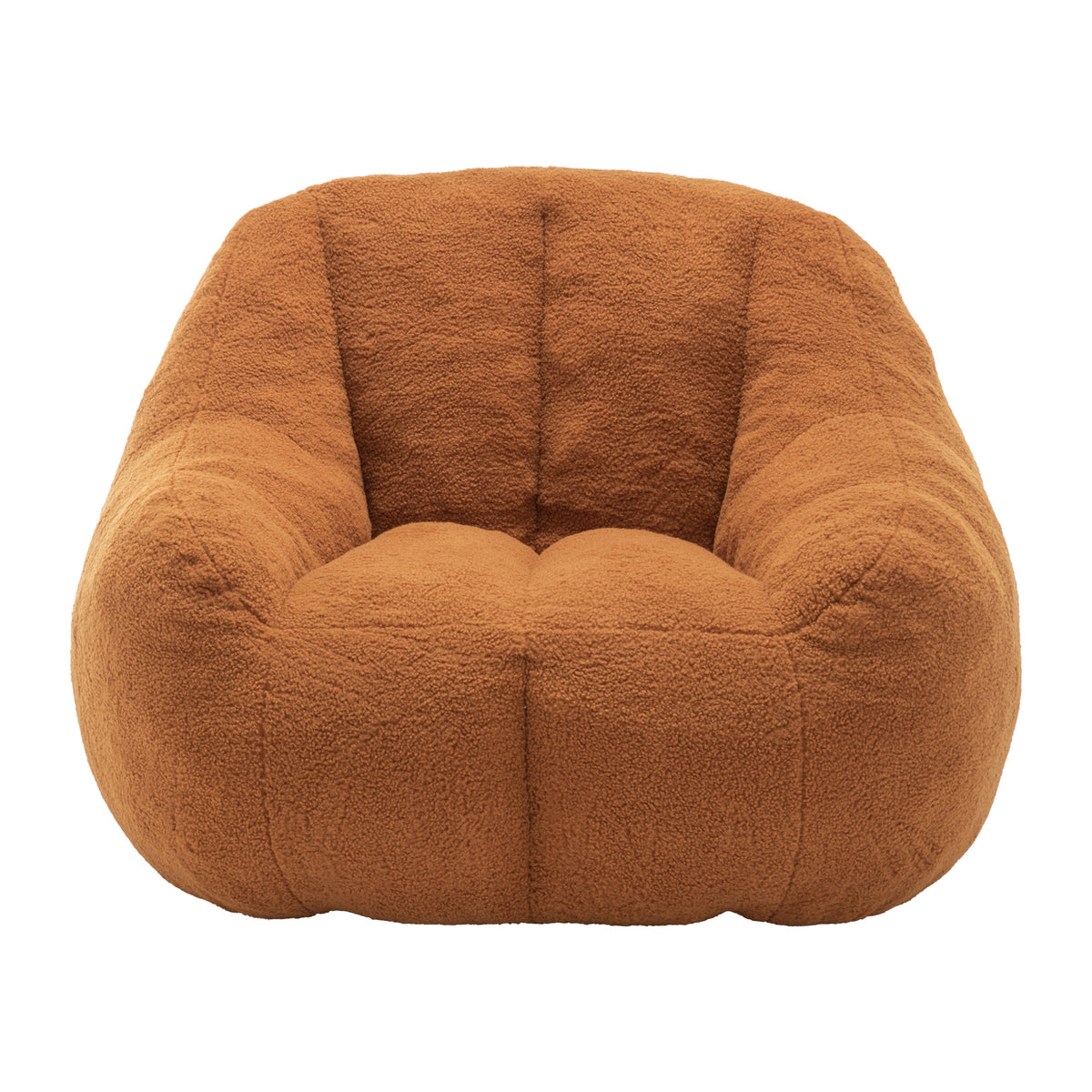 Anthony & Home tufted memory foam bean bag chair with plush fabric and cozy, ergonomic design for comfortable lounging.