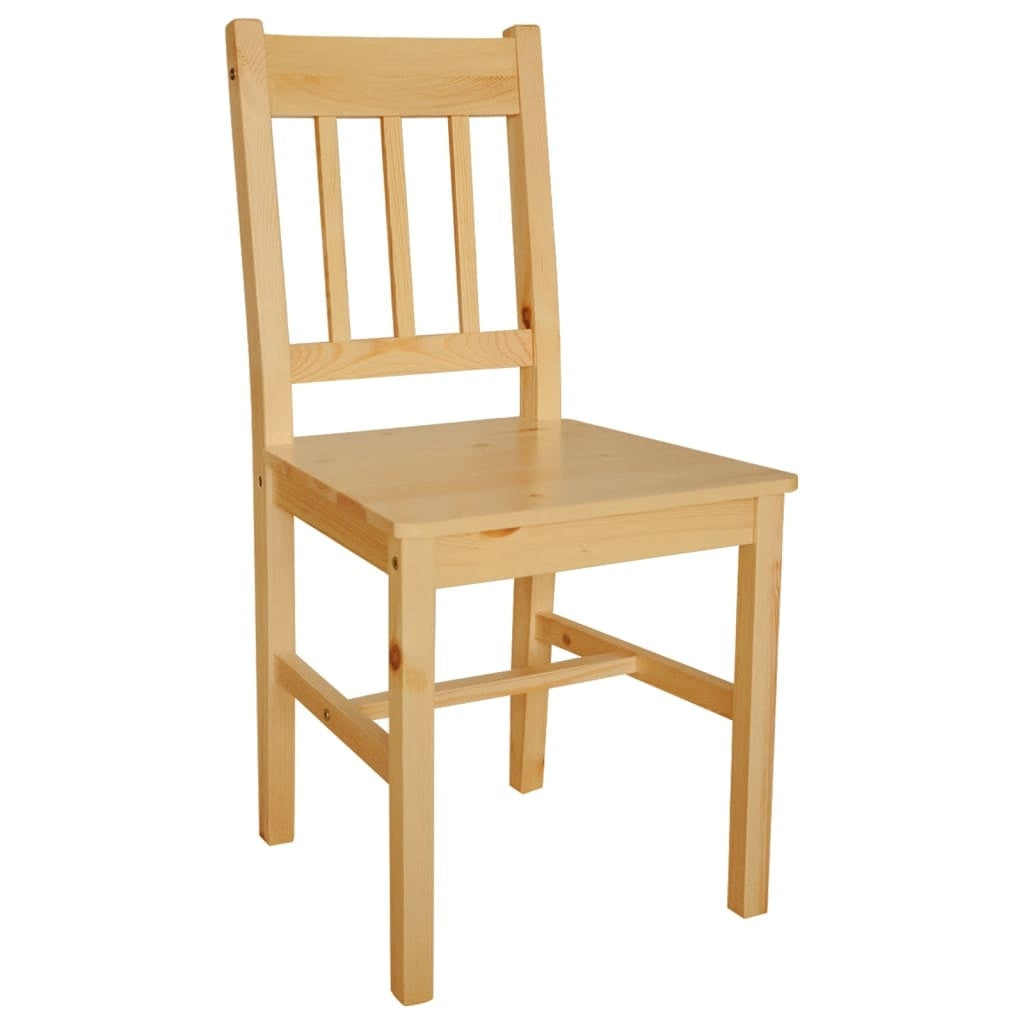 Pinewood Dining Chairs Set of 4 for Kitchen and Dining Area