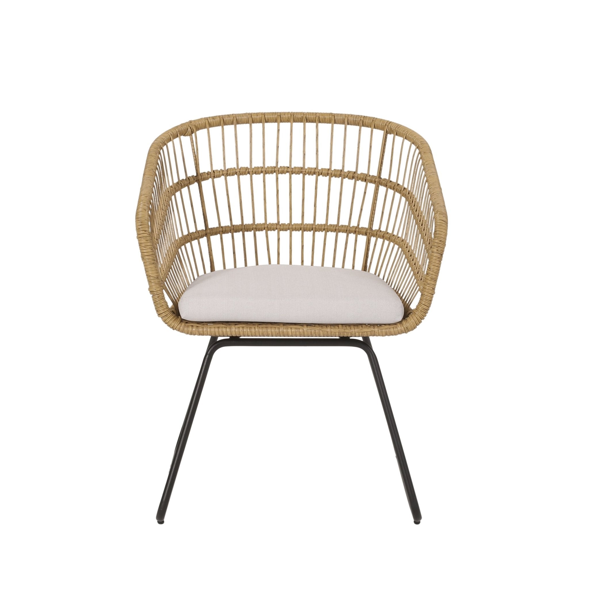 Anthony & Home Terry outdoor chair set with PE rattan frames and cushions, part of the premium limited edition collection.
