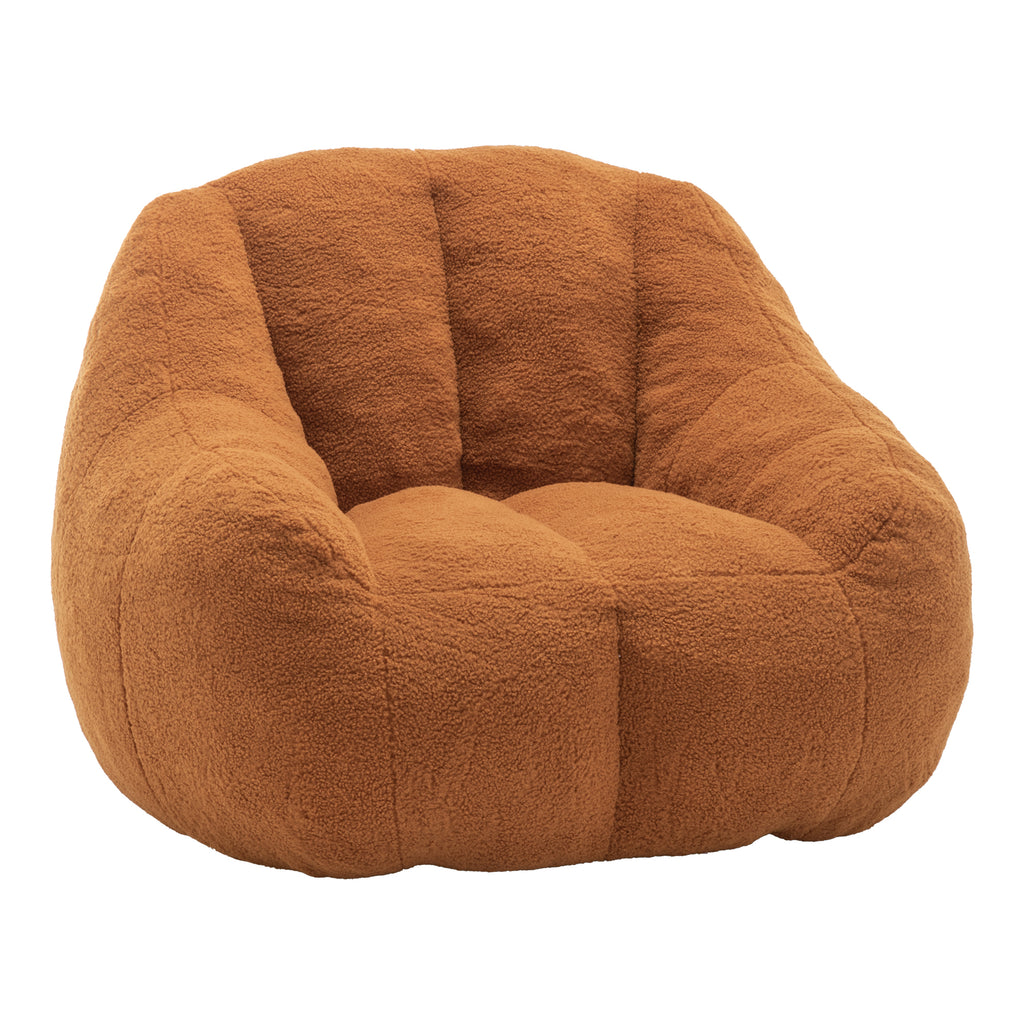 Anthony & Home tufted memory foam bean bag chair with plush fabric and cozy design, perfect for relaxing and lounging.