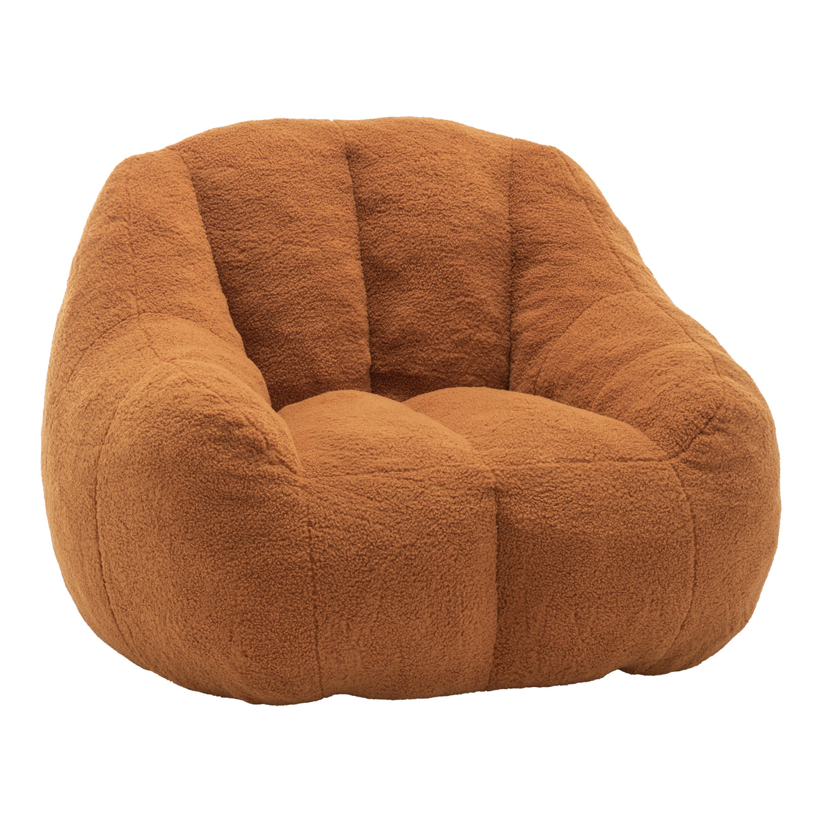 Anthony & Home tufted memory foam bean bag chair with plush fabric and cozy design, perfect for relaxing and lounging.