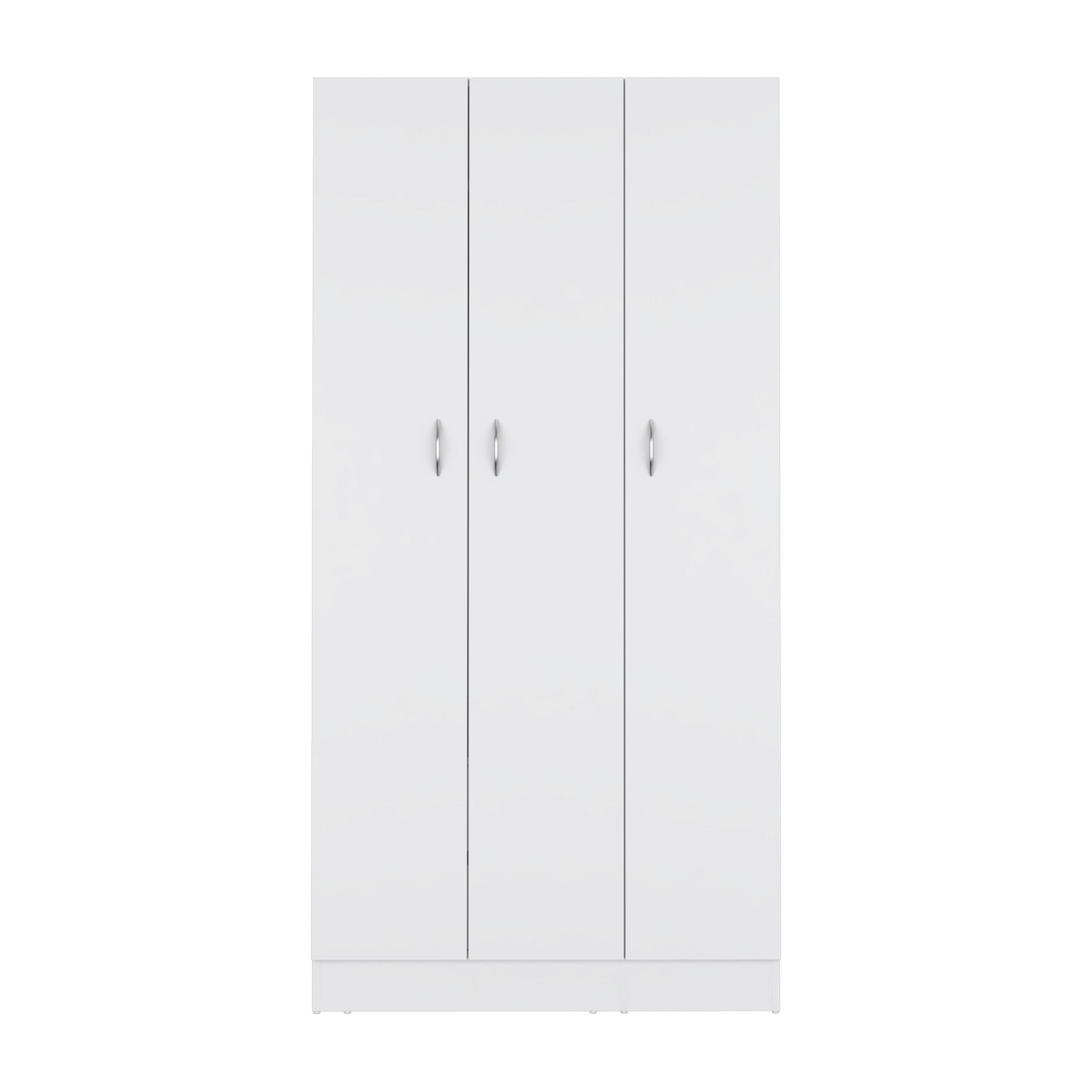 White Pine Wardrobe Armoire by Anthony & Home, modern limited edition with sleek design and spacious storage for clothing.