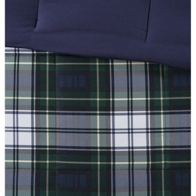 Scotchgard Down Alternative All Season Comforter Set Navy