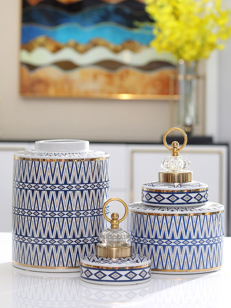 Ceramic Jar Light Luxury Modern European Home Decor