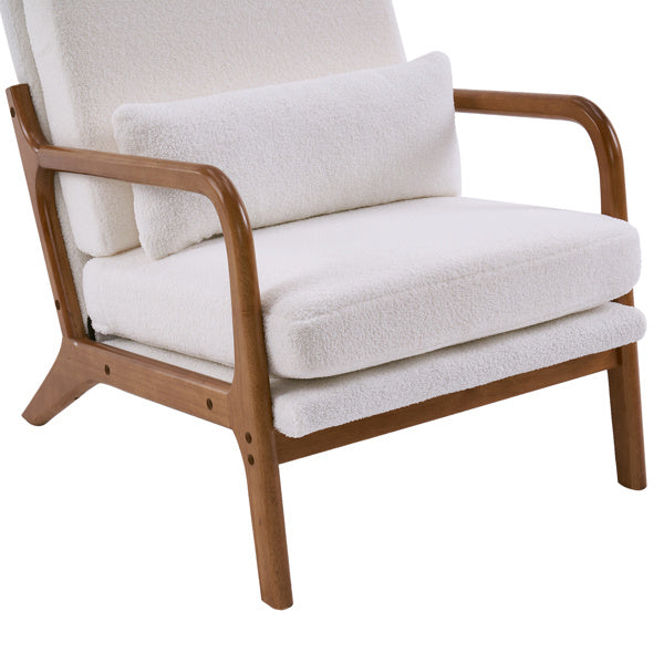 Indoor Lounge Chairs With High Back Velvet Iron Frame