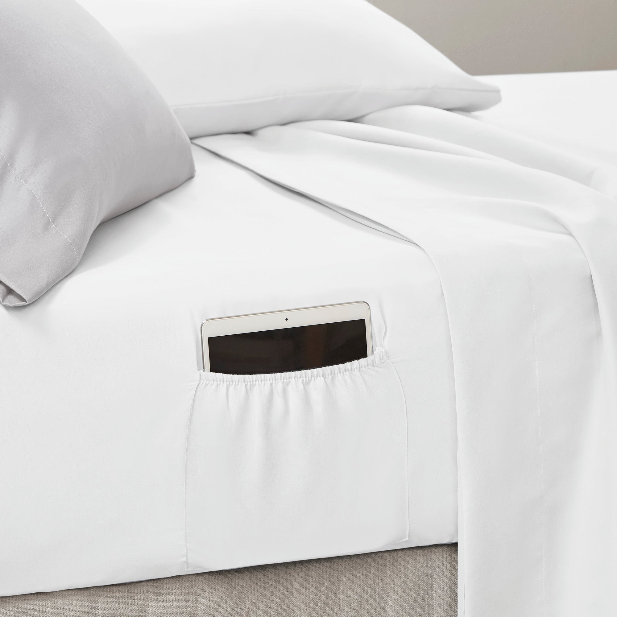 Anthony & Home Luxe Collection botanical motif comforter set with elegant floral design on soft fabric.