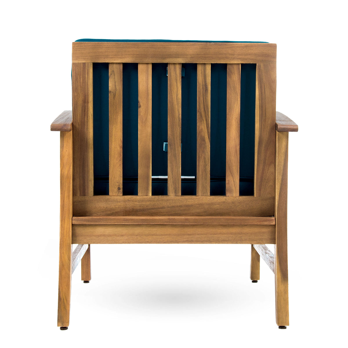 Set of two Anthony & Home Perla Club Chairs in plush velvet blue with sleek modern design.