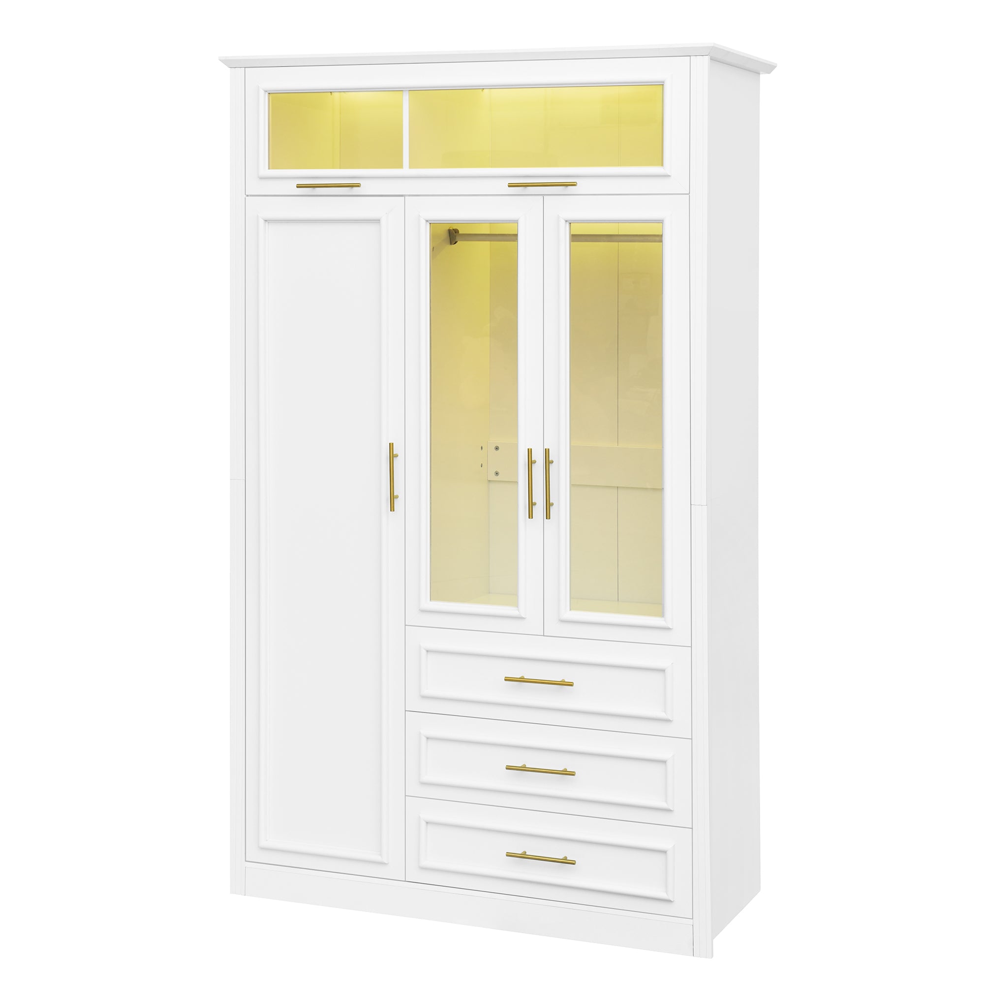 Anthony & Home Pinewood Atelier Wardrobe Armoire with double doors and wooden finish, showcasing its elegant storage design.