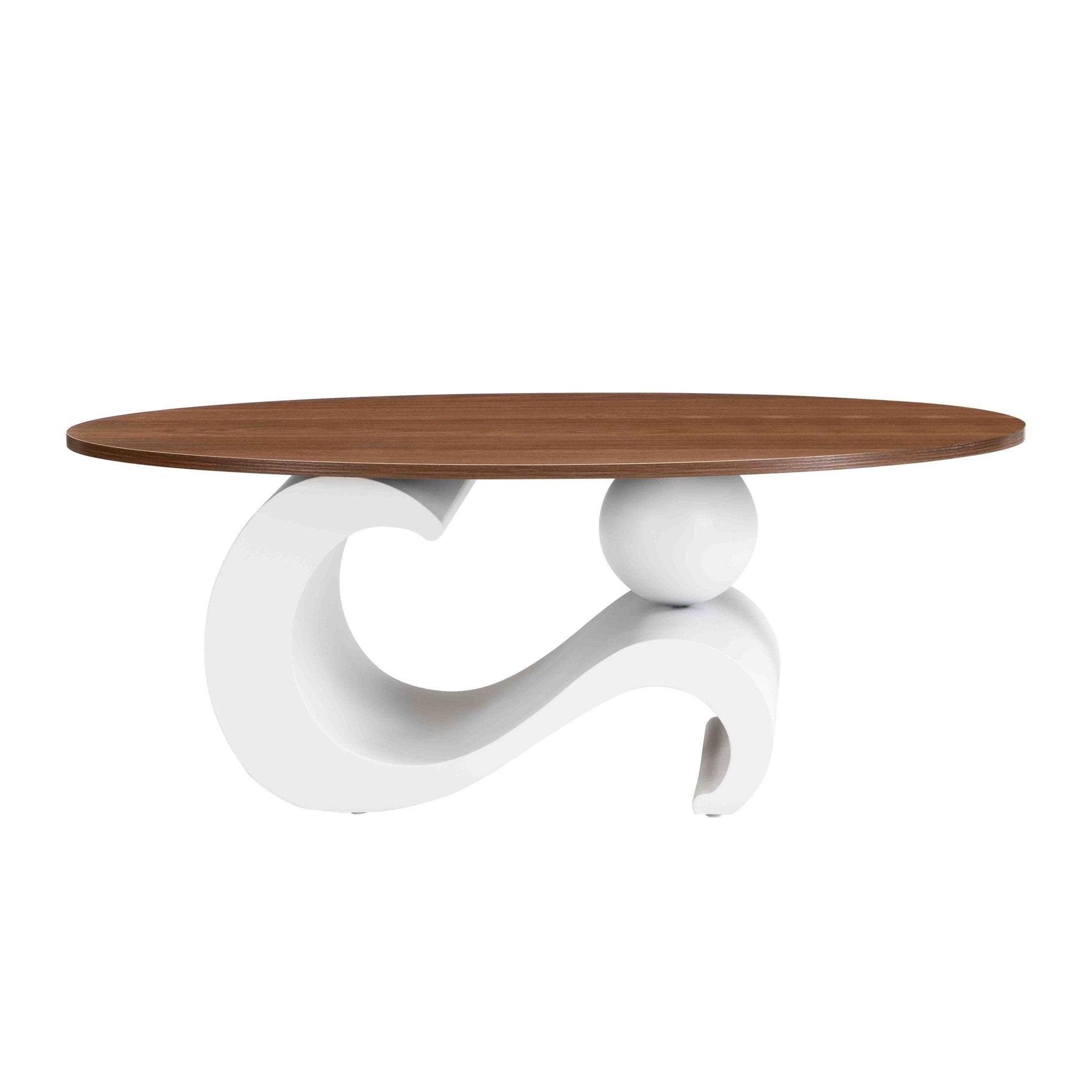 Set of two Anthony & Home nesting coffee tables with MDF tops, modern design perfect for living room decor.