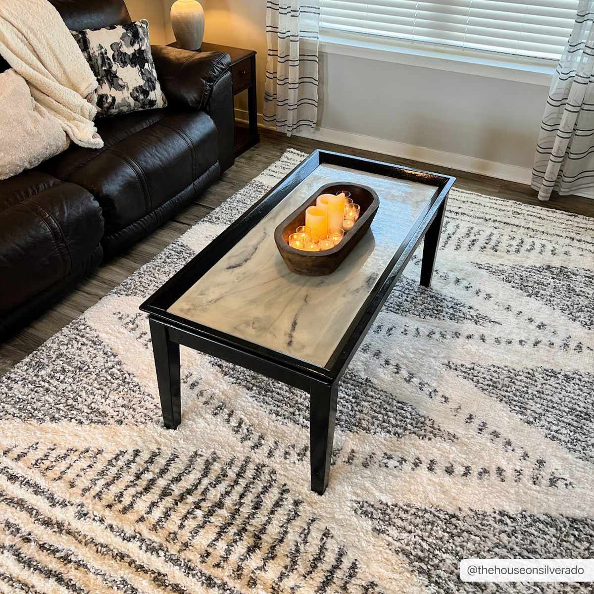 Moroccan Boho shag area rug by Hauteloom with tribal patterns and soft textures, featuring earthy tones and a plush pile.
