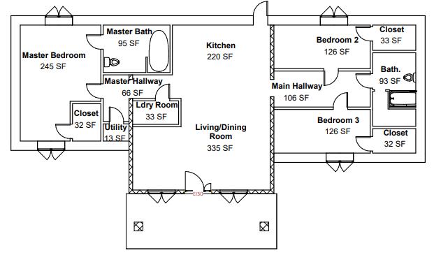 Unique Low-cost-to-build house plan