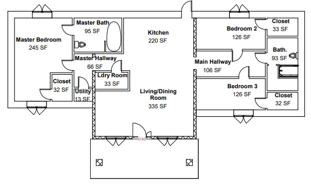 Unique Low-cost-to-build house plan